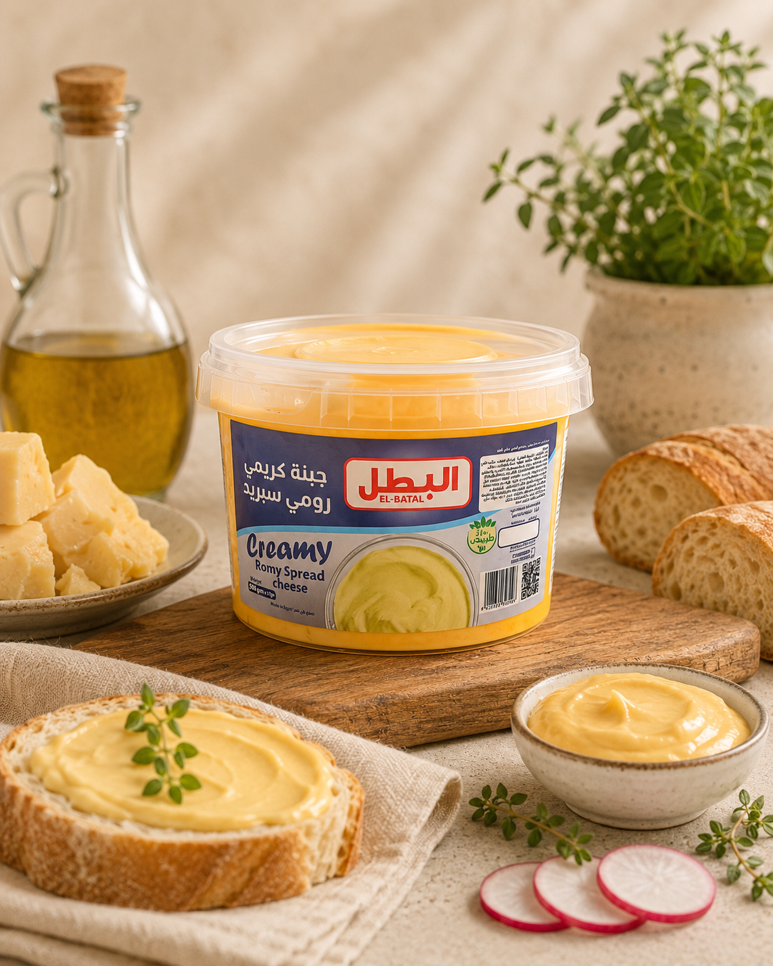 Premium Creamy Romy Spread Cheese